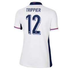 England Kieran Trippier #12 Hemmatröja EM 2024 Dam Kortärmad