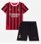 Fotbollsset Barn AC Milan Alvaro Morata #7 Hemmatröja 2024-25 Mini-Kit Kortärmad (+ korta byxor)