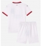 Fotbollsset Barn AC Milan Bortatröja 2024-25 Mini-Kit Kortärmad (+ korta byxor)