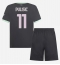 Fotbollsset Barn AC Milan Christian Pulisic #11 Tredje Tröja 2024-25 Mini-Kit Kortärmad (+ korta byxor)