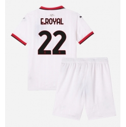 Fotbollsset Barn AC Milan Emerson Royal #22 Bortatröja 2024-25 Mini-Kit Kortärmad (+ korta byxor)