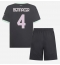 Fotbollsset Barn AC Milan Ismael Bennacer #4 Tredje Tröja 2024-25 Mini-Kit Kortärmad (+ korta byxor)