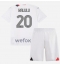 Fotbollsset Barn AC Milan Pierre Kalulu #20 Bortatröja 2023-24 Mini-Kit Kortärmad (+ korta byxor)