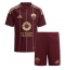 Fotbollsset Barn AS Roma Artem Dovbyk #11 Hemmatröja 2024-25 Mini-Kit Kortärmad (+ korta byxor)