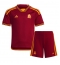 Fotbollsset Barn AS Roma Leonardo Spinazzola #37 Hemmatröja 2023-24 Mini-Kit Kortärmad (+ korta byxor)