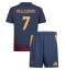 Fotbollsset Barn AS Roma Lorenzo Pellegrini #7 Tredje Tröja 2024-25 Mini-Kit Kortärmad (+ korta byxor)