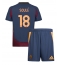 Fotbollsset Barn AS Roma Matias Soule #18 Tredje Tröja 2024-25 Mini-Kit Kortärmad (+ korta byxor)