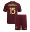 Fotbollsset Barn AS Roma Mats Hummels #15 Hemmatröja 2024-25 Mini-Kit Kortärmad (+ korta byxor)