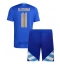 Fotbollsset Barn Argentina Angel Di Maria #11 Bortatröja Copa America 2024 Mini-Kit Kortärmad (+ korta byxor)