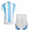 Fotbollsset Barn Argentina Hemmatröja Copa America 2024 Mini-Kit Kortärmad (+ korta byxor)