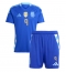 Fotbollsset Barn Argentina Julian Alvarez #9 Bortatröja Copa America 2024 Mini-Kit Kortärmad (+ korta byxor)