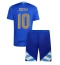 Fotbollsset Barn Argentina Lionel Messi #10 Bortatröja Copa America 2024 Mini-Kit Kortärmad (+ korta byxor)