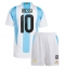 Fotbollsset Barn Argentina Lionel Messi #10 Hemmatröja Copa America 2024 Mini-Kit Kortärmad (+ korta byxor)