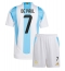 Fotbollsset Barn Argentina Rodrigo De Paul #7 Hemmatröja Copa America 2024 Mini-Kit Kortärmad (+ korta byxor)