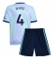 Fotbollsset Barn Arsenal Ben White #4 Tredje Tröja 2024-25 Mini-Kit Kortärmad (+ korta byxor)