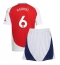 Fotbollsset Barn Arsenal Gabriel Magalhaes #6 Hemmatröja 2024-25 Mini-Kit Kortärmad (+ korta byxor)