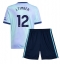 Fotbollsset Barn Arsenal Jurrien Timber #12 Tredje Tröja 2024-25 Mini-Kit Kortärmad (+ korta byxor)