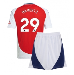 Fotbollsset Barn Arsenal Kai Havertz #29 Hemmatröja 2024-25 Mini-Kit Kortärmad (+ korta byxor)