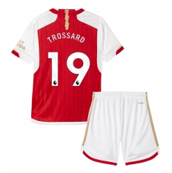 Fotbollsset Barn Arsenal Leandro Trossard #19 Hemmatröja 2023-24 Mini-Kit Kortärmad (+ korta byxor)