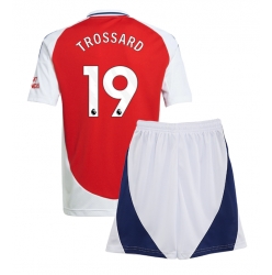 Fotbollsset Barn Arsenal Leandro Trossard #19 Hemmatröja 2024-25 Mini-Kit Kortärmad (+ korta byxor)