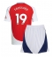 Fotbollsset Barn Arsenal Leandro Trossard #19 Hemmatröja 2024-25 Mini-Kit Kortärmad (+ korta byxor)