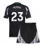 Fotbollsset Barn Arsenal Mikel Merino #23 Bortatröja 2024-25 Mini-Kit Kortärmad (+ korta byxor)