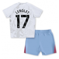 Fotbollsset Barn Aston Villa Clement Lenglet #17 Bortatröja 2023-24 Mini-Kit Kortärmad (+ korta byxor)