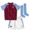 Fotbollsset Barn Aston Villa Clement Lenglet #17 Hemmatröja 2023-24 Mini-Kit Kortärmad (+ korta byxor)