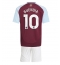 Fotbollsset Barn Aston Villa Emiliano Buendia #10 Hemmatröja 2024-25 Mini-Kit Kortärmad (+ korta byxor)