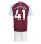 Fotbollsset Barn Aston Villa Jacob Ramsey #41 Hemmatröja 2024-25 Mini-Kit Kortärmad (+ korta byxor)