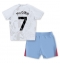 Fotbollsset Barn Aston Villa John McGinn #7 Bortatröja 2023-24 Mini-Kit Kortärmad (+ korta byxor)