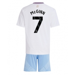 Fotbollsset Barn Aston Villa John McGinn #7 Bortatröja 2024-25 Mini-Kit Kortärmad (+ korta byxor)