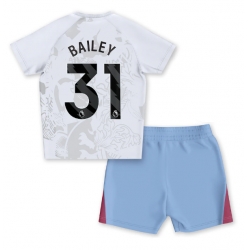 Fotbollsset Barn Aston Villa Leon Bailey #31 Bortatröja 2023-24 Mini-Kit Kortärmad (+ korta byxor)