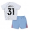 Fotbollsset Barn Aston Villa Leon Bailey #31 Bortatröja 2023-24 Mini-Kit Kortärmad (+ korta byxor)