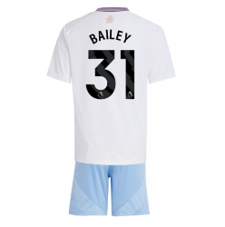 Fotbollsset Barn Aston Villa Leon Bailey #31 Bortatröja 2024-25 Mini-Kit Kortärmad (+ korta byxor)