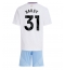 Fotbollsset Barn Aston Villa Leon Bailey #31 Bortatröja 2024-25 Mini-Kit Kortärmad (+ korta byxor)