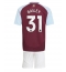 Fotbollsset Barn Aston Villa Leon Bailey #31 Hemmatröja 2024-25 Mini-Kit Kortärmad (+ korta byxor)