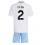 Fotbollsset Barn Aston Villa Matty Cash #2 Bortatröja 2024-25 Mini-Kit Kortärmad (+ korta byxor)