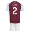 Fotbollsset Barn Aston Villa Matty Cash #2 Hemmatröja 2024-25 Mini-Kit Kortärmad (+ korta byxor)