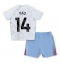 Fotbollsset Barn Aston Villa Pau Torres #14 Bortatröja 2023-24 Mini-Kit Kortärmad (+ korta byxor)