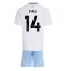 Fotbollsset Barn Aston Villa Pau Torres #14 Bortatröja 2024-25 Mini-Kit Kortärmad (+ korta byxor)