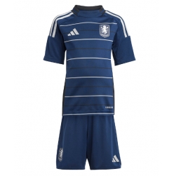 Fotbollsset Barn Aston Villa Tredje Tröja 2024-25 Mini-Kit Kortärmad (+ korta byxor)