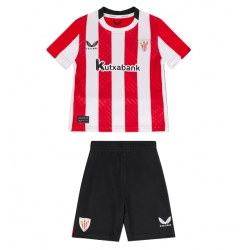 Fotbollsset Barn Athletic Bilbao Hemmatröja 2024-25 Mini-Kit Kortärmad (+ korta byxor)