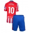 Fotbollsset Barn Atletico Madrid Angel Correa #10 Hemmatröja 2024-25 Mini-Kit Kortärmad (+ korta byxor)