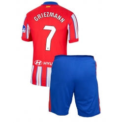 Fotbollsset Barn Atletico Madrid Antoine Griezmann #7 Hemmatröja 2024-25 Mini-Kit Kortärmad (+ korta byxor)