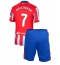 Fotbollsset Barn Atletico Madrid Antoine Griezmann #7 Hemmatröja 2024-25 Mini-Kit Kortärmad (+ korta byxor)