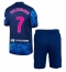 Fotbollsset Barn Atletico Madrid Antoine Griezmann #7 Tredje Tröja 2024-25 Mini-Kit Kortärmad (+ korta byxor)