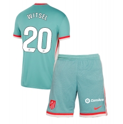 Fotbollsset Barn Atletico Madrid Axel Witsel #20 Bortatröja 2024-25 Mini-Kit Kortärmad (+ korta byxor)