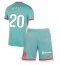 Fotbollsset Barn Atletico Madrid Axel Witsel #20 Bortatröja 2024-25 Mini-Kit Kortärmad (+ korta byxor)