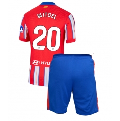 Fotbollsset Barn Atletico Madrid Axel Witsel #20 Hemmatröja 2024-25 Mini-Kit Kortärmad (+ korta byxor)